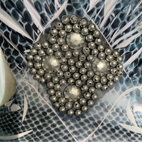 Mikino Open Back Snake Print Maxi Dress NWT - Picture 12 of 17